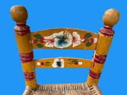 Mexican Folk Art Children’s Chair—17” High