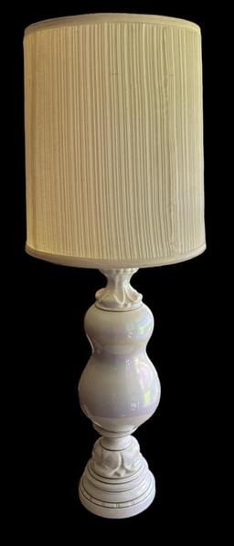 Porcelain Table Lamp - 35” H to Top of Finial