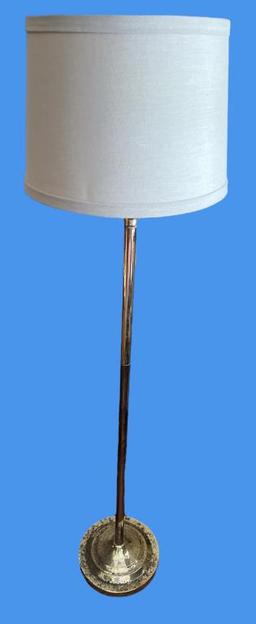 Brass Floor Lamp - 56” H