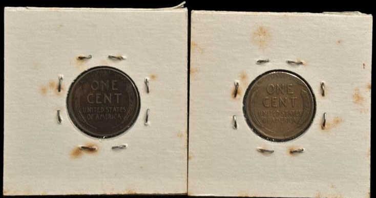 (12) Lincoln Pennies:  (2) 1918, (1) 1929, (1)