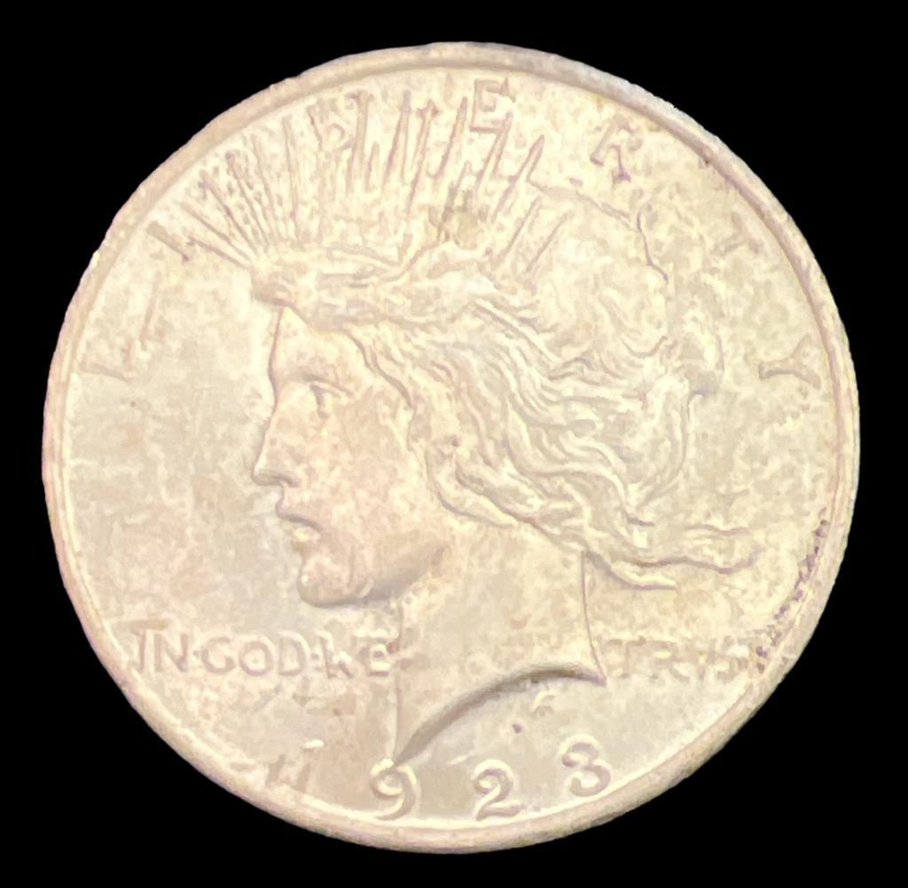 1923 Peace Dollar--No Mint Mark