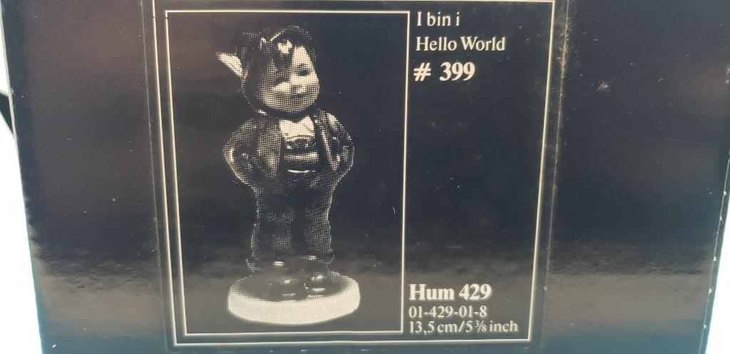 Hummel "Hello World" Special Edition Figurine