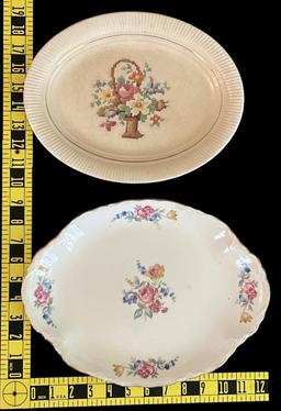 Assorted China Serving Pieces: 13” x 10 3/4”