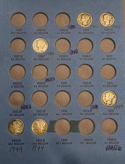 (20 Mercury Dimes in Whitman Coin Folder:  (2)
