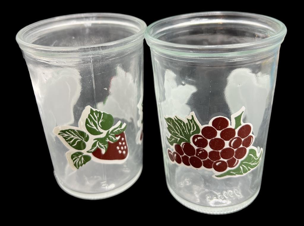 Assorted Vintage Juice Glasses/Jelly Jars