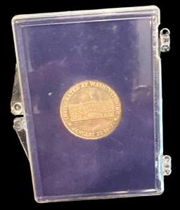 Jimmy Carter Inaugural Medal in 10K Gold