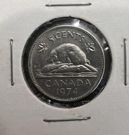 Assorted Canadian Coins