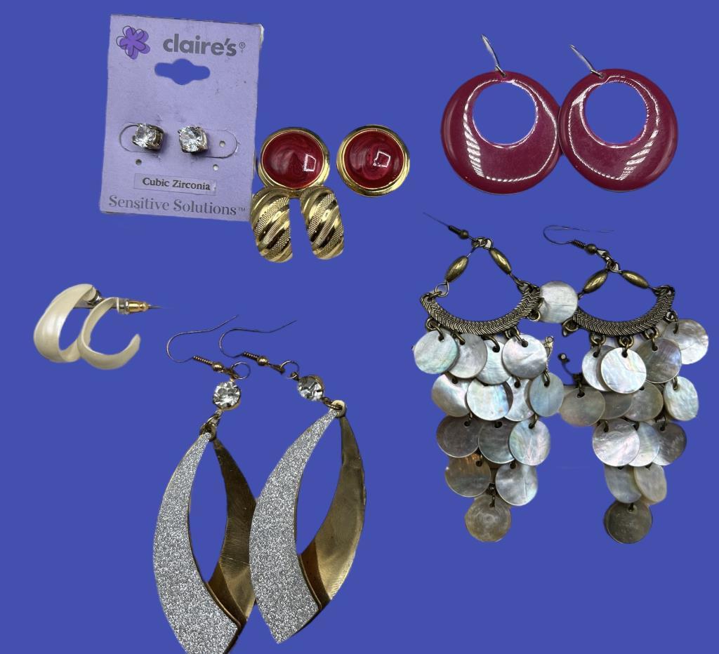 Assorted Fashion Earrings For Pierced Ears