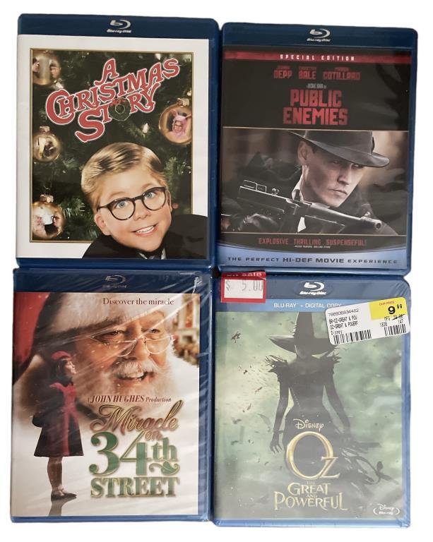 Assorted DVDs & Blu Ray Discs
