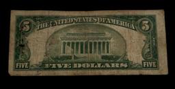 1928 $5 Bill Red Seal
