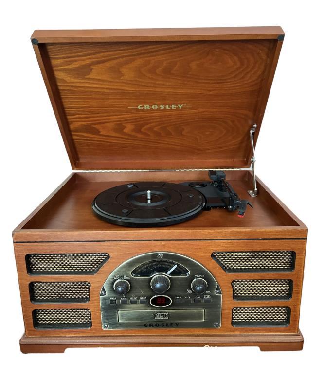 Crosley Record Player—17” x 13”, 9.5” Tall