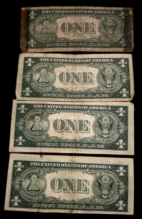 (4) 1935 $1 Silver Certificates (Do Not Have "In