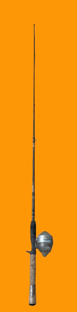 (3) Fishing Poles with Reels and (2) Telescopic