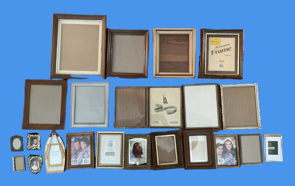 Assorted Picture Frames—Some Damaged