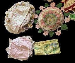 Assorted Linens—Doilies, Towels, Napkins, Etc