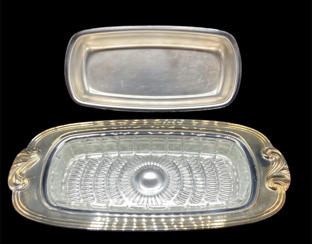 (3) Silverplate Serving Items