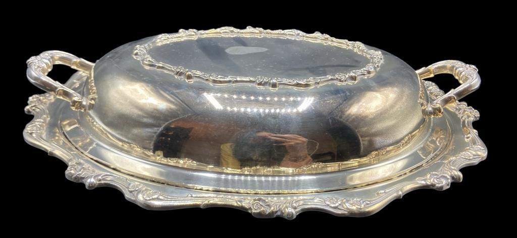 (3) Silverplate Serving Items