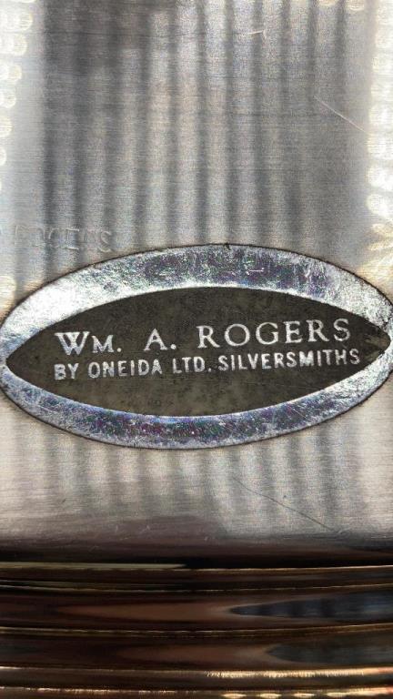 (3) Silverplate Serving Items