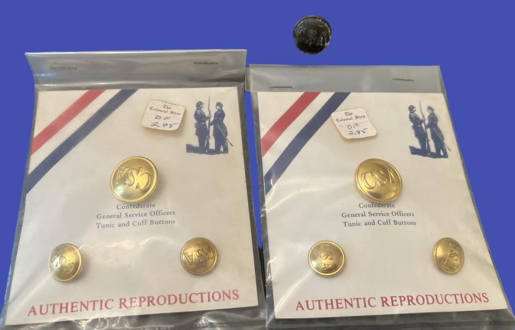 (2) Packs of CSA Authentic Reproduction Tunic
