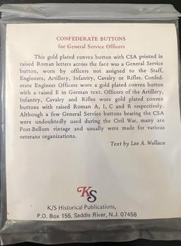 (2) Packs of CSA Authentic Reproduction Tunic