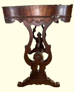 Victorian Marble Top Patler Table—(1) Corner