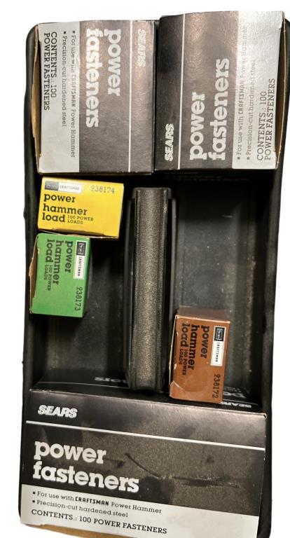 Sears Toolbox with Craftsman Powder Actuated