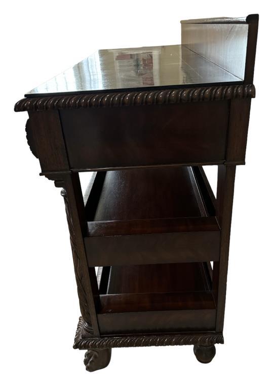 Maitland Smith Marble Top 3-Drawer Stand--55 1/2"
