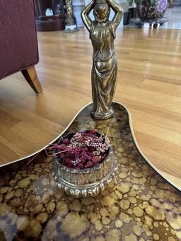 Round Vintage End Table--27 3/4" Diameter, 24"