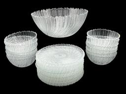 Arcoroc Sea Breeze Swirl Salad Bowl, (12)