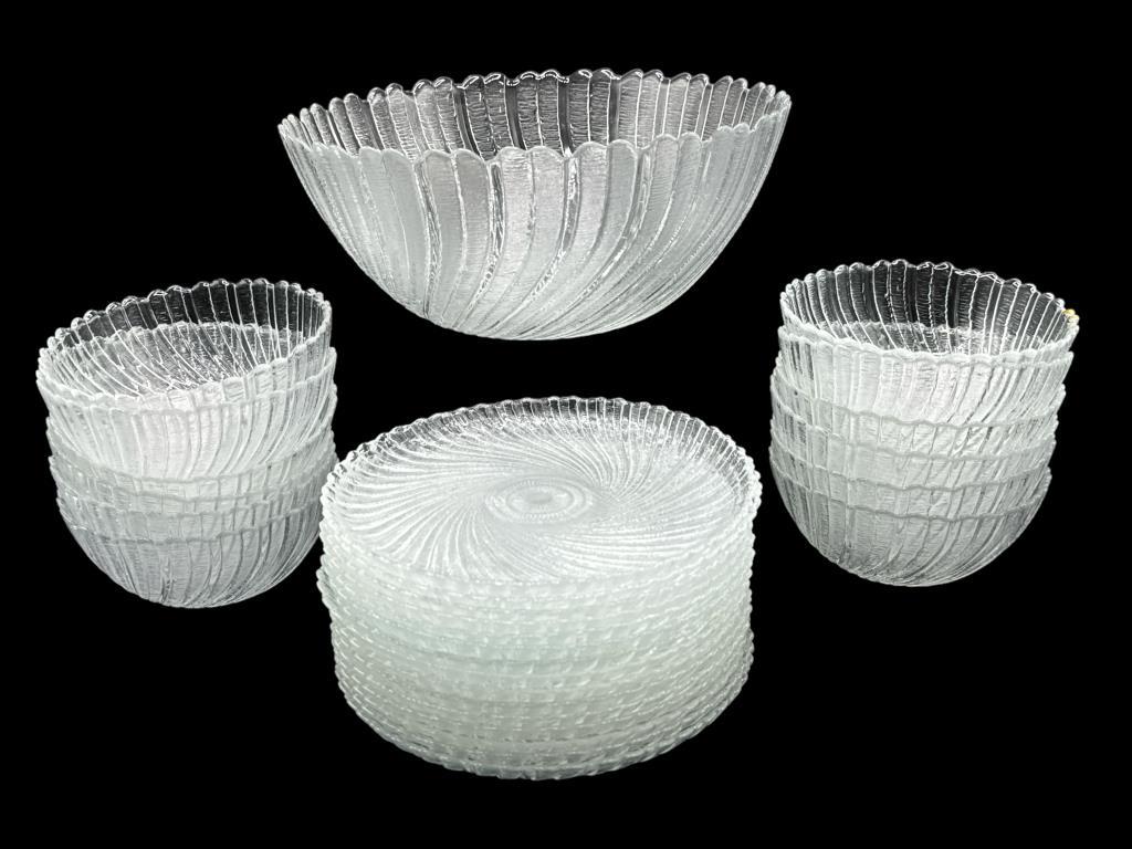 Arcoroc Sea Breeze Swirl Salad Bowl, (12)
