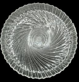 (15) Arcoroc Sea Breeze Swirl 7 1/2" Dessert