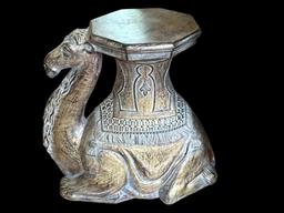 Figural Camel Stand--19 1/2" Long, 20 1/4" High,