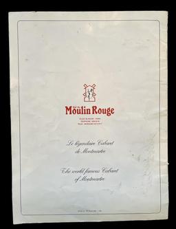 Vintage Moulin Rouge Program (1983)