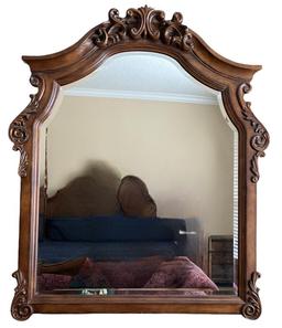 Dresser with Mirror--(1) Drawer over (2) Doors