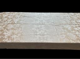Gold Damask Tablecloth - 140 1/2” x 58”