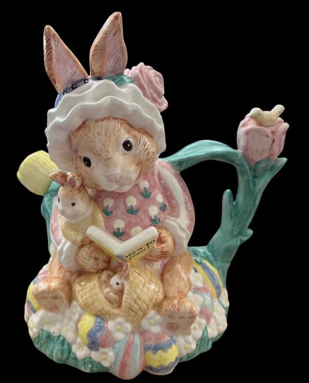 Fitz and Floyd Omnibus Teapot