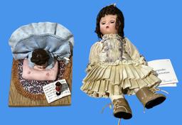 (2) Madame Alexander Items: Keepsake Silk
