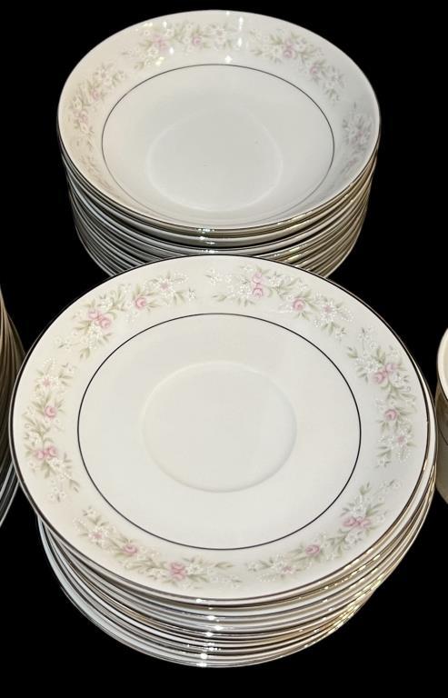 Set of Maria China:  (10) Dinner Plates, (10)