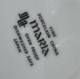 Set of Maria China:  (10) Dinner Plates, (10)