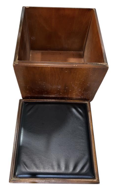 Chess Board Storage Box, Some Damage—16” Square,