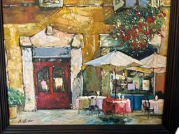 Framed and Signed Oil Painting—Signed “C.