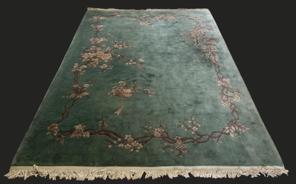 9’ x 12’ Rug From Hongkong With Original Paperwork