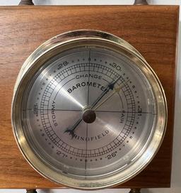 Springfield Weather Station Barometer,