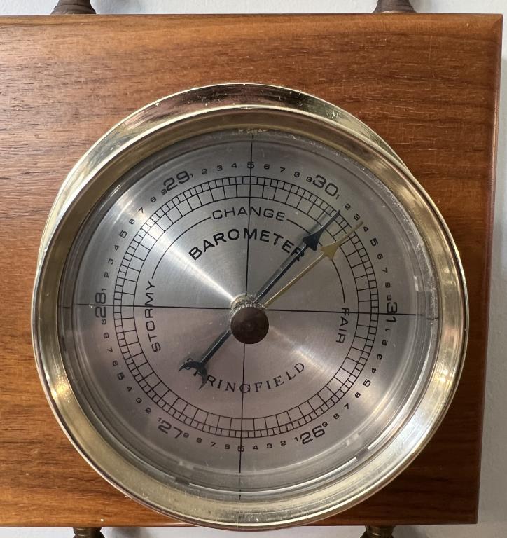 Springfield Weather Station Barometer,