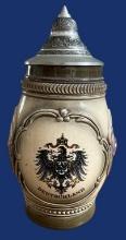 King Stoneware W Germany Beer Stein