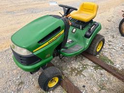 JOHN DEERE 102 5 SPEED LAWN MOWER (SALVAGE)
