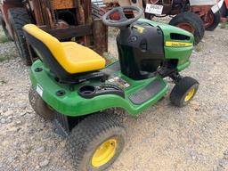 JOHN DEERE 102 5 SPEED LAWN MOWER (SALVAGE)