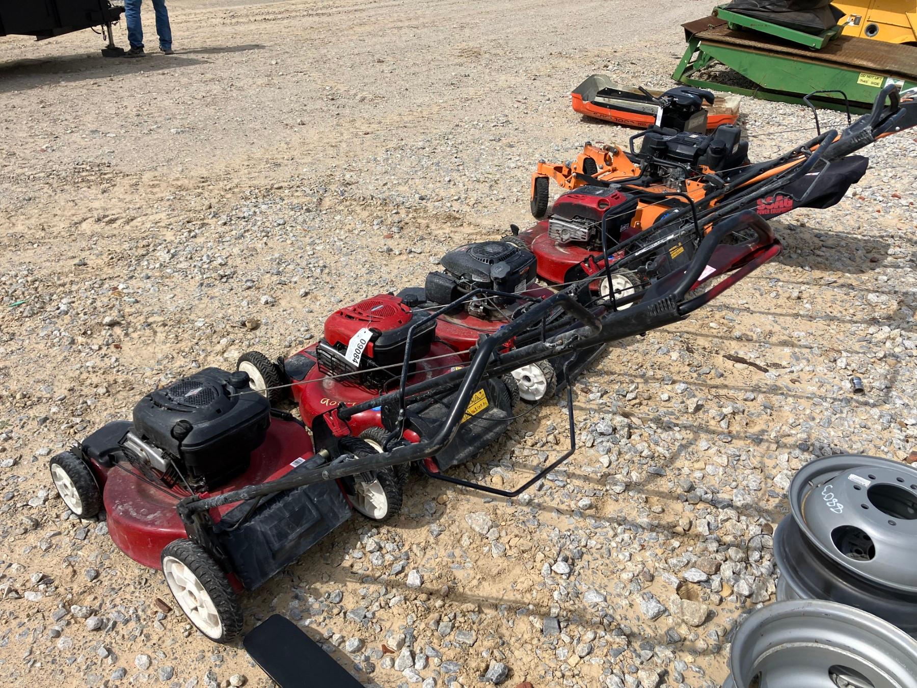 (4) TORO PUSH MOWERS