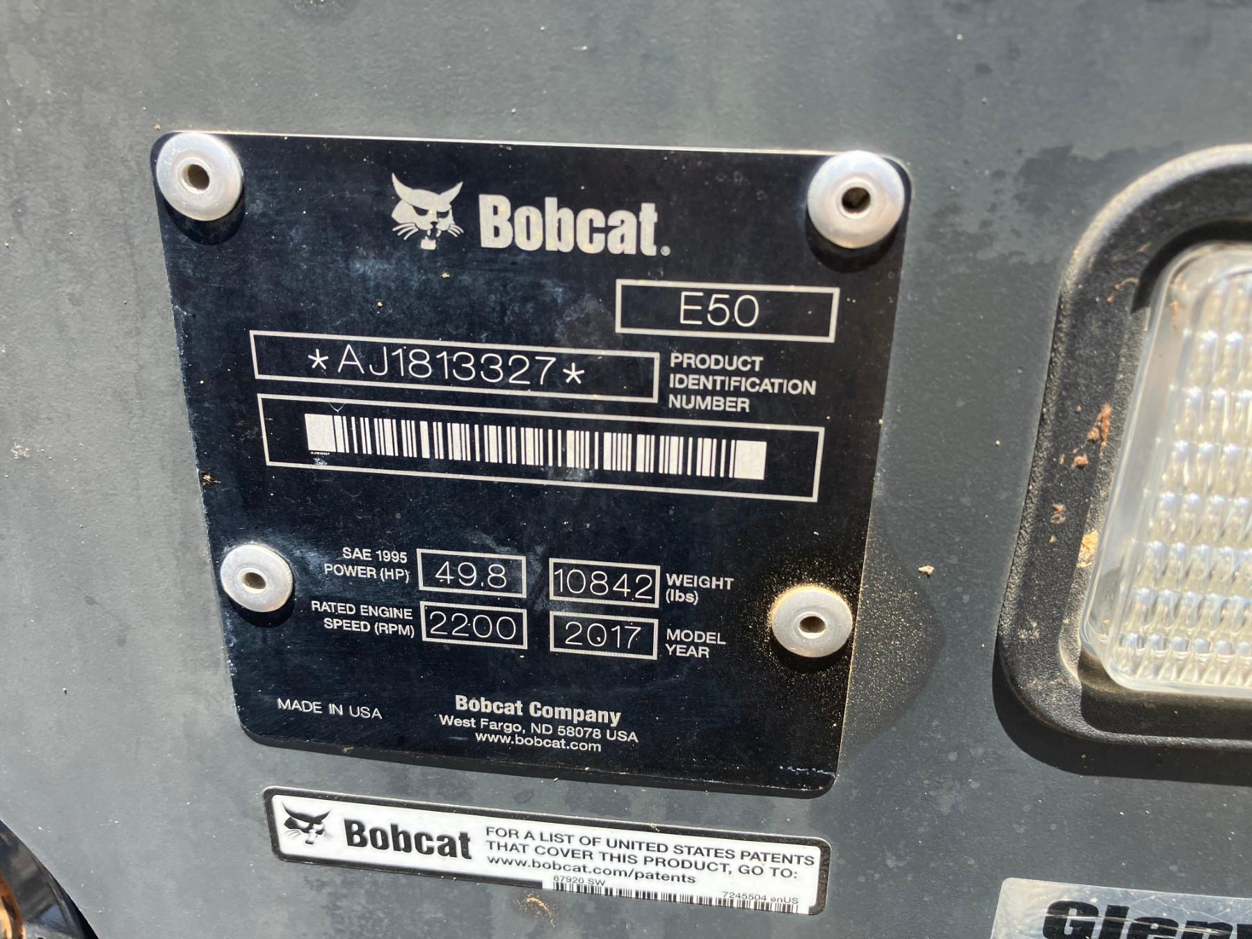 BOBCAT E50 EXVTR