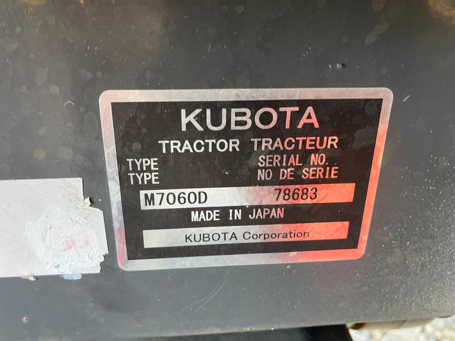 KUBOTA M7060